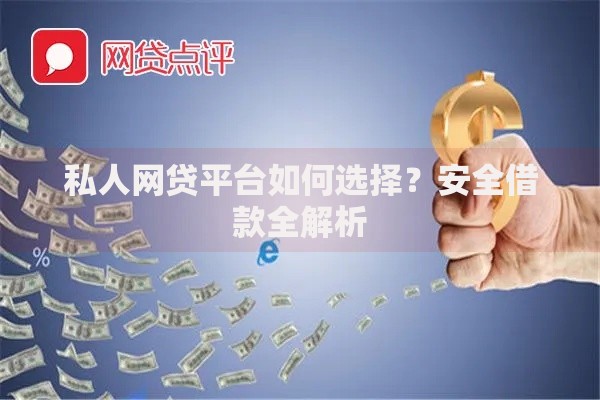 私人网贷平台如何选择？安全借款全解析