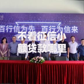 不看征信小额贷款哪里最可靠直接到账渠道盘点