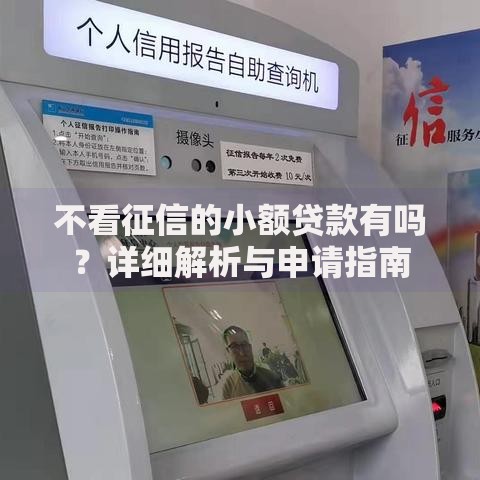 不看征信的小额贷款有吗？详细解析与申请指南