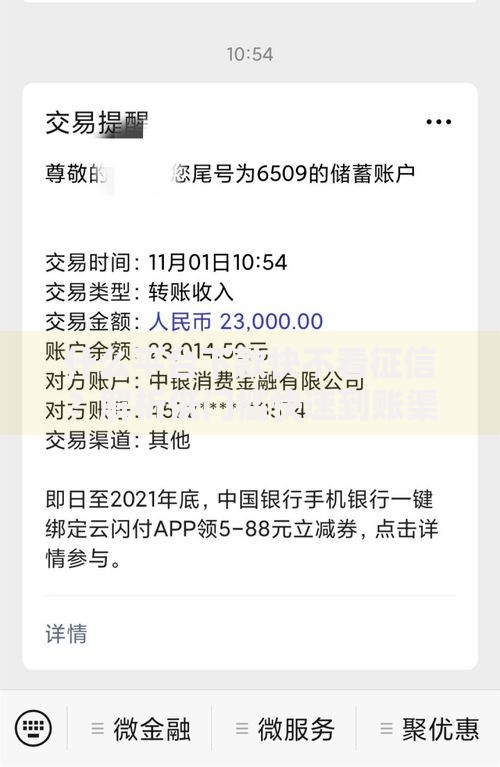 什么平台下款快不看征信？解析低门槛快速到账渠道