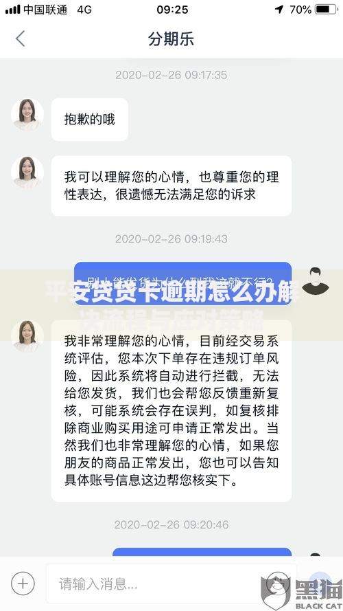 平安贷贷卡逾期怎么办解决流程与应对策略