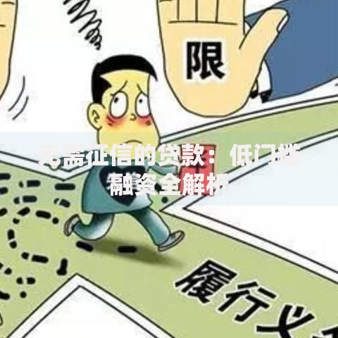 无需征信的贷款：低门槛融资全解析
