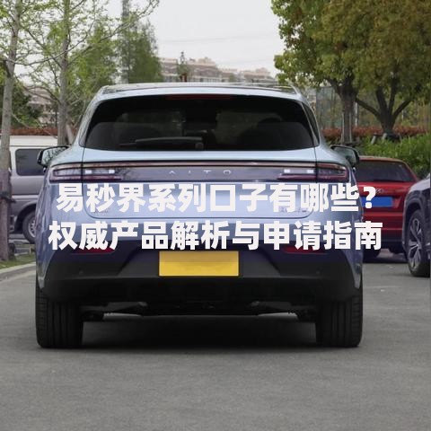 易秒界系列口子有哪些？权威产品解析与申请指南