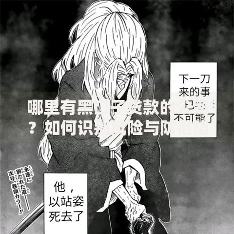 哪里有黑口子贷款的公司？如何识别风险与防范陷阱