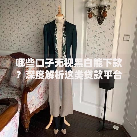 哪些口子无视黑白能下款？深度解析这类贷款平台的风险与真相