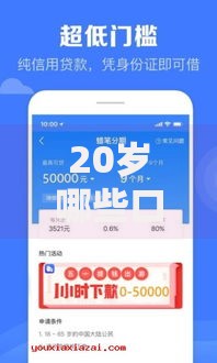 20岁哪些口子容易下款？精选低门槛正规平台解析