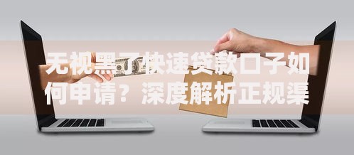无视黑了快速贷款口子如何申请？深度解析正规渠道