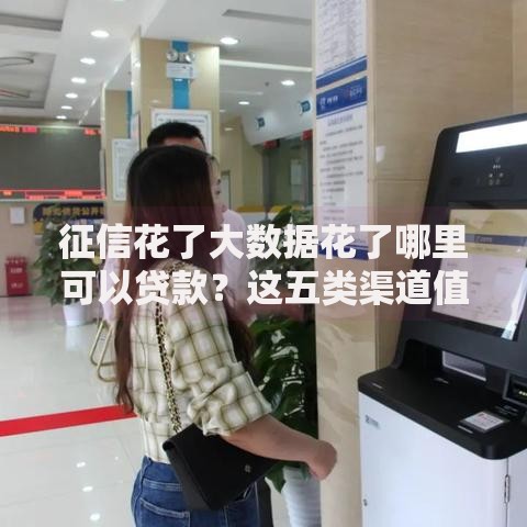 征信花了大数据花了哪里可以贷款？这五类渠道值得关注