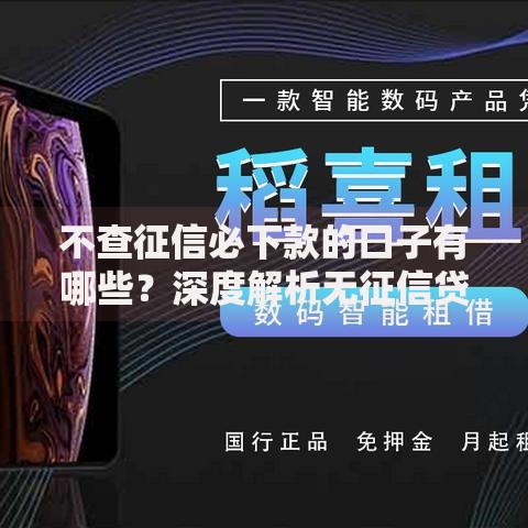 不查征信必下款的口子有哪些？深度解析无征信贷款渠道与风险