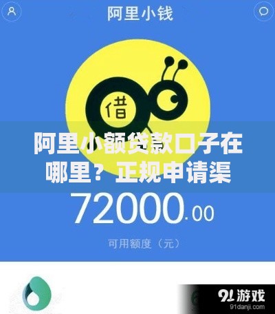 阿里小额贷款口子在哪里？正规申请渠道与流程详解