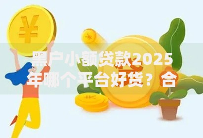 黑户小额贷款2025年哪个平台好货？合规渠道深度解析