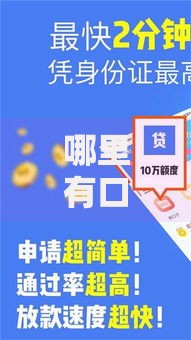 哪里有口子可以贷款的？正规渠道全解析