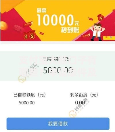 支付宝大额口子有哪些？申请条件及额度解析