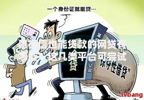黑征信也能贷款的网贷有哪些？这几类平台可尝试