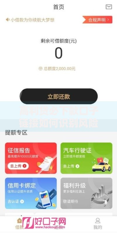 高利贷必下款口子链接如何识别风险并快速申请？
