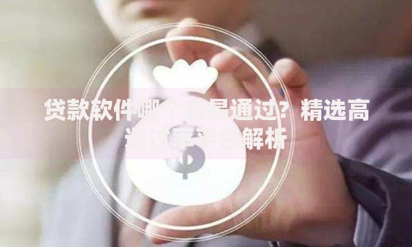 贷款软件哪个容易通过？精选高通过率平台解析