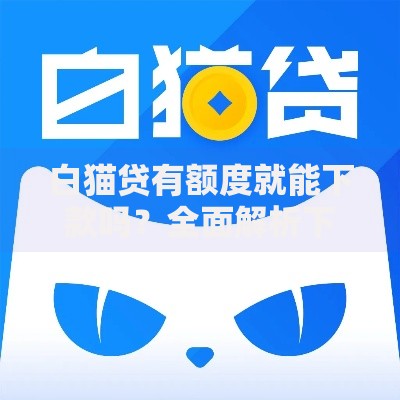 白猫贷有额度就能下款吗？全面解析下款条件及影响因素
