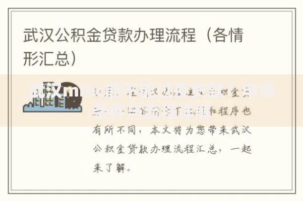武汉mmc能不能过夜贷款？申请条件与流程详解