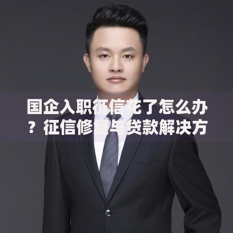 国企入职征信花了怎么办？征信修复与贷款解决方案