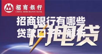 招商银行有哪些贷款口子？解析产品类型与申请条件