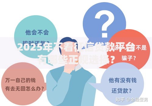 2025年不看征信贷款平台有哪些正规选择？