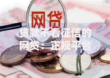 贷款不看征信的网贷：正规平台推荐及申请条件解析
