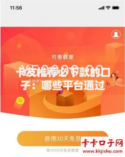 卡友推荐必下款的口子：哪些平台通过率高？