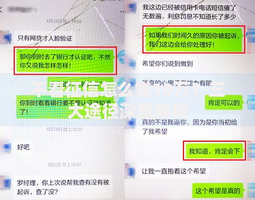 不看征信怎么贷10万？三大途径深度解析
