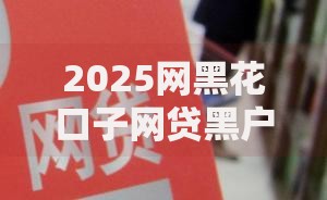 2025网黑花口子网贷黑户风险深度解析