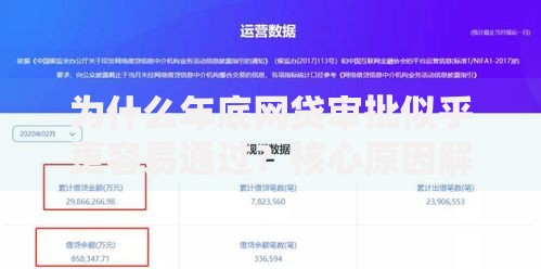 为什么年底网贷审批似乎更容易通过？核心原因解析