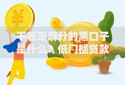 不看芝麻分的黑口子是什么？低门槛贷款全解析