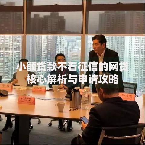 小额贷款不看征信的网贷核心解析与申请攻略