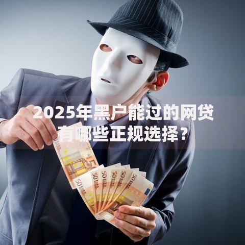 2025年黑户能过的网贷有哪些正规选择？