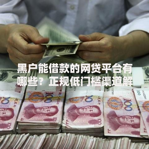 黑户能借款的网贷平台有哪些？正规低门槛渠道解析