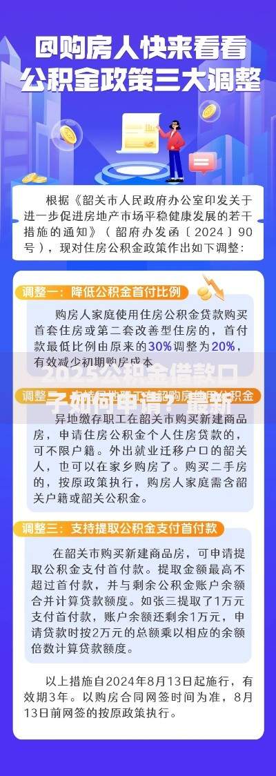 2025公积金借款口子如何申请？最新政策解析