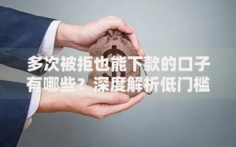 多次被拒也能下款的口子有哪些？深度解析低门槛贷款渠道