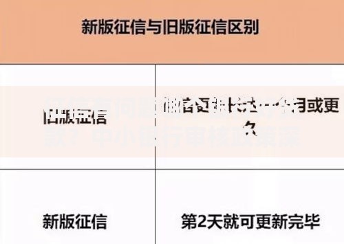 征信有问题哪个银行好贷款？中小银行审核政策深度解析