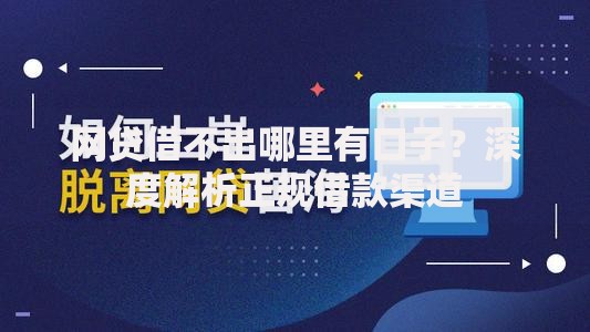 网贷借不出哪里有口子？深度解析正规借款渠道