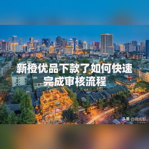 新橙优品下款了如何快速完成审核流程