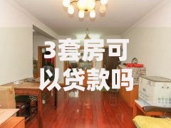 3套房可以贷款吗