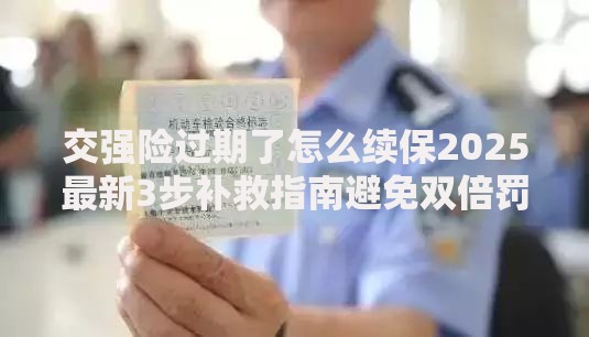 交强险过期了怎么续保2025最新3步补救指南避免双倍罚款扣车风险