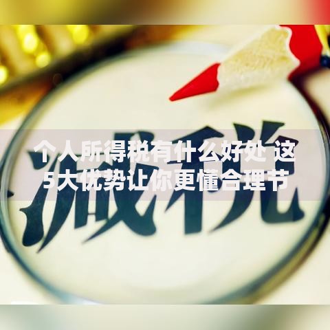 个人所得税有什么好处 这5大优势让你更懂合理节税