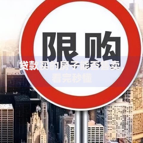 贷款买的房子能否售卖，看完秒懂