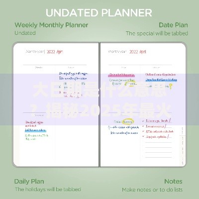 大日期是什么意思？揭秘2025年最火的时间管理新概念