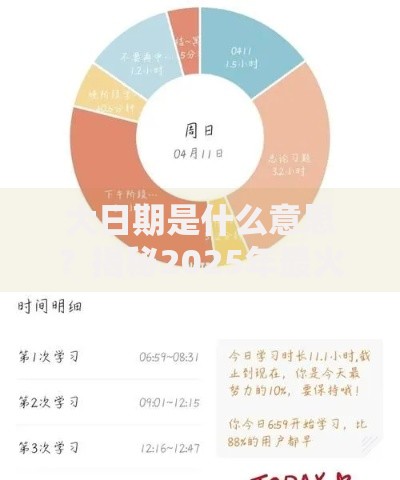 大日期是什么意思？揭秘2025年最火的时间管理新概念