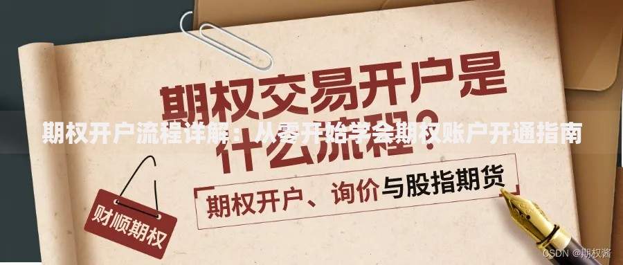 期权开户流程详解：从零开始学会期权账户开通指南