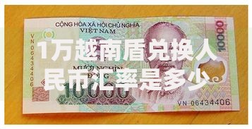 1万越南盾兑换人民币汇率是多少