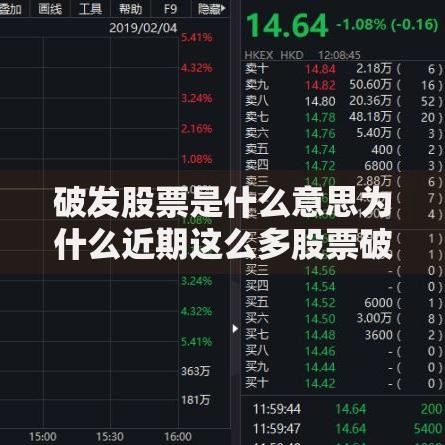 破发股票是什么意思为什么近期这么多股票破发