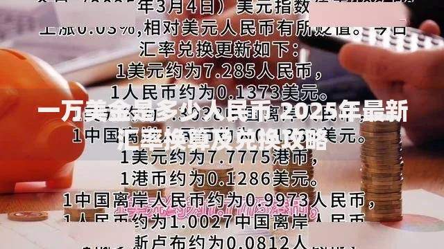 一万美金是多少人民币 2025年最新汇率换算及兑换攻略