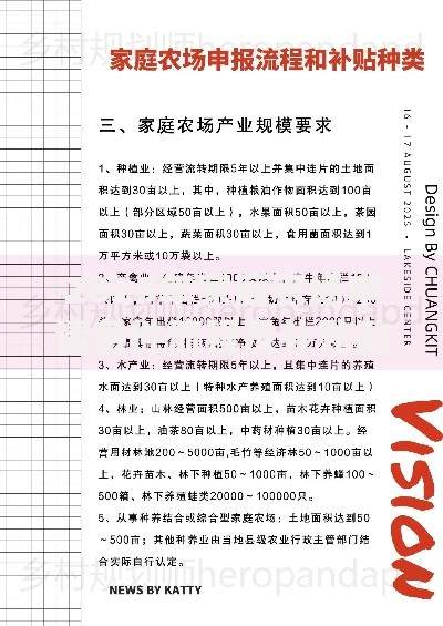 2025年家庭农场申请条件流程及补贴政策全指南